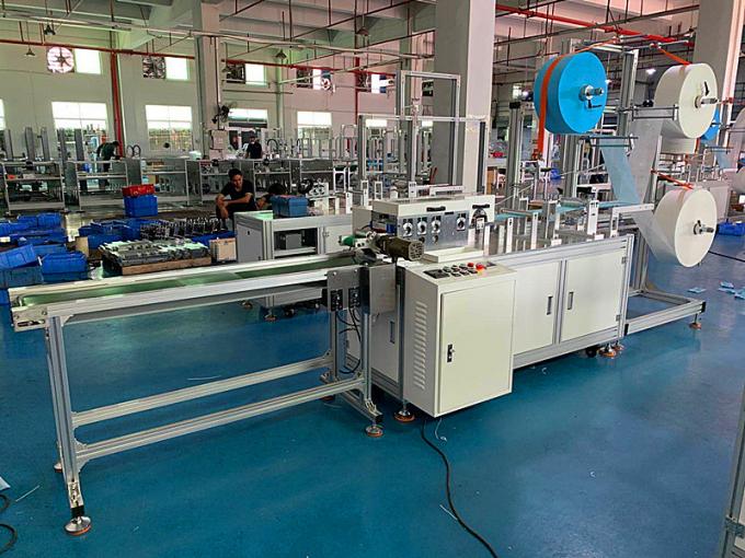 Touche Screen Face Mask Ear Loop Making Machine , 3d Face Mask Machine