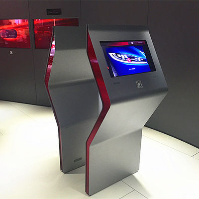 China Free Standing Interactive Touch Screen Kiosk Multi Touch Foil / Film Transparent supplier