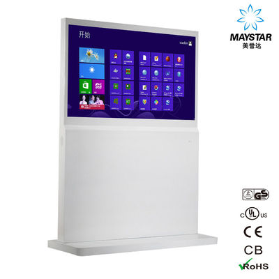 China Android Remote Control Digital Signage Totem / Touch Screen Kiosk Stand supplier