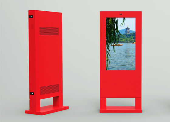 China Weatherproof Outdoor Touch Screen Kiosk Electronic Advertising Led Display Screen supplier