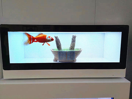 China Multi Functional Transparent LCD Screen 55 Inch 65 Inch For Media Player Advertising supplier