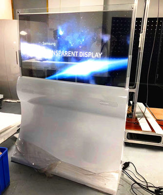 China Indoor Transparent Flexible OLED Display / Multi Touch Advertising Kiosks Displays supplier