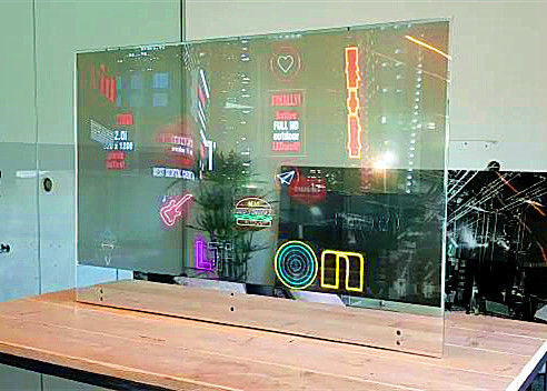 China Customized Size OLED Clear Display / Horizontal Transparent OLED Panel supplier