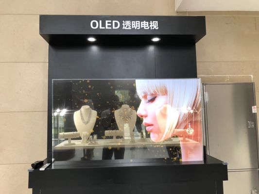 China Lightweight Transparent OLED Display With High Tempered Glass Enclosure supplier