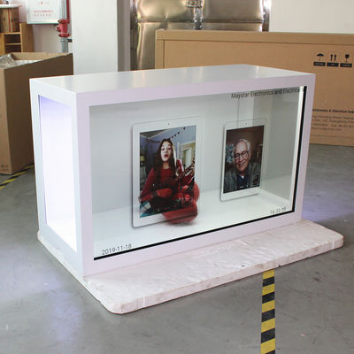 China Wireless Transparent LCD Screen Full HD Video And Picture Support supplier