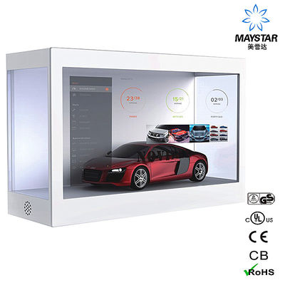 China Automatic Restart Transparent Display Screen , See Through LCD USB Port supplier