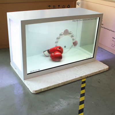 China High Resolution Transparent LCD Screen With Aluminium Alloy Frame supplier