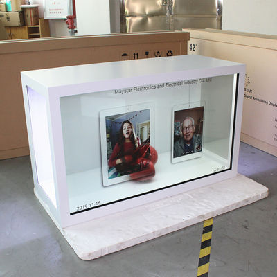 China Custom Made Transparent LCD Screen For Advertising 500 Nits Brightness supplier