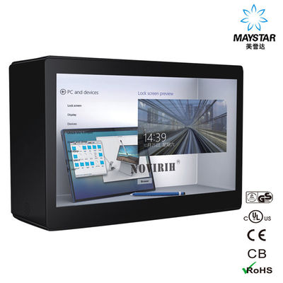 China Auto Sensor Transparent LCD Showcase , See Through LCD Panel Anti Radiation supplier