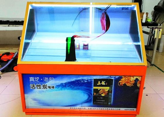 China Waterproof Transparent LCD Screen WiFi Or Plug The Network Cable supplier