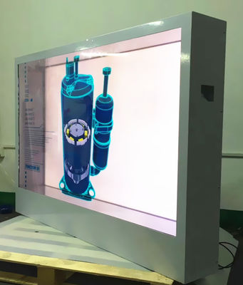 China Horizontal Transparent LCD Screen With IR Remote Control Function supplier