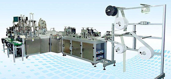 China Safe Operation Face Mask Manufacturing Machine Photoelectric Detection supplier