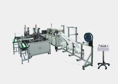 China 3 Ply Disposable Face Mask Making Machine Aluminum Alloy Structure supplier