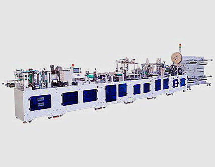 China Disposable Face Mask Making Machine For KN95 Civil Mask Beautiful Appearance supplier