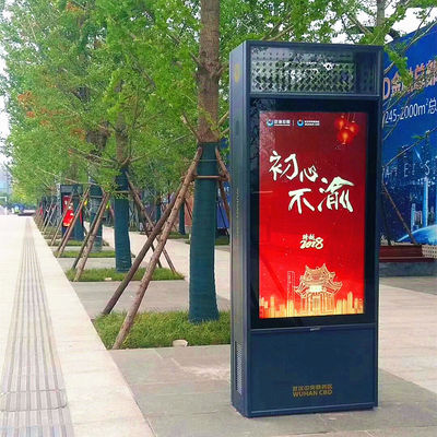 China Outdoor Large Touch Screen Kiosk 1920*1080/3840*2160 Resolution For Option supplier