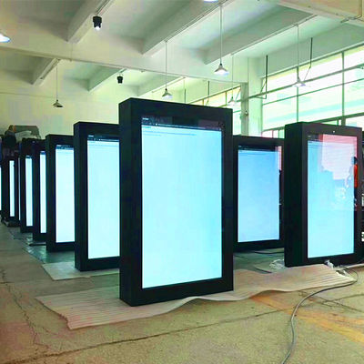 China Wall Mounted Touch Screen Kiosk , IP65 Waterproof Outdoor Interactive Kiosk supplier