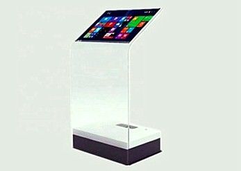 China 30&quot; Interactive Hologram Advertising Display Transparent Touch Foil Kiosk supplier