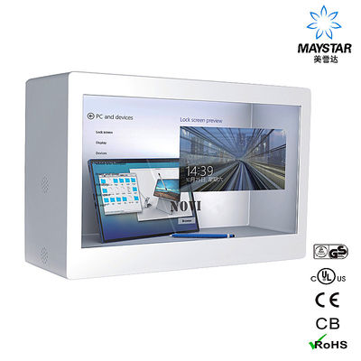 China High Resolution Transparent LCD Display Box , Transparent Display Showcase supplier