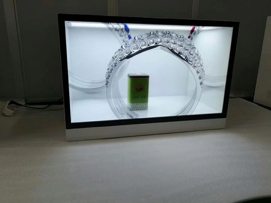 China Touch Screen Transparent LCD Display Box With 178 / 178 Viewing Angle supplier