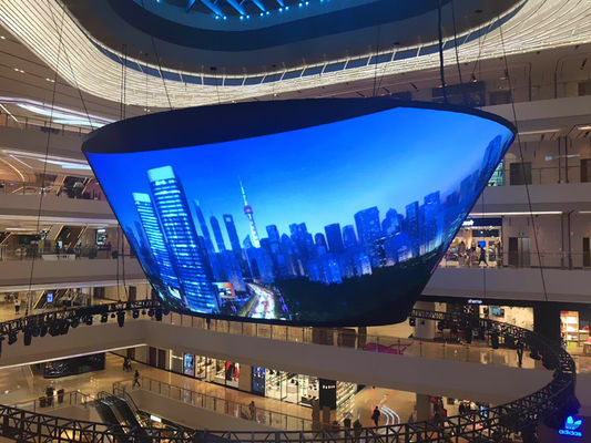 China Multi Function Transparent LED Display Ultra Slim Light Weight For Shopping Malls supplier