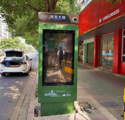 China Public Outdoor Android Windows Digital Signage Dust Proof For Bus Stop Advertising supplier