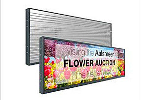 China Ultra Wide Bar Stretched LCD Display / LCD Bar Display For Supermarket Shelf supplier