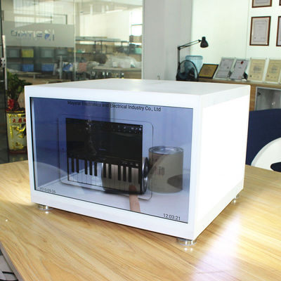 China Supermarket Transparent Glass Display , OEM Small Transparent Display supplier