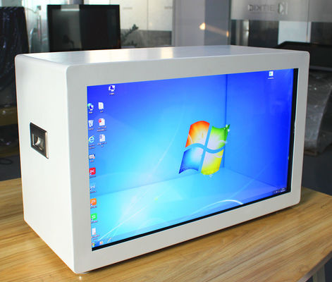 China Windows Transparent LCD Touch Screen , LCD Advertising Display SD Card supplier