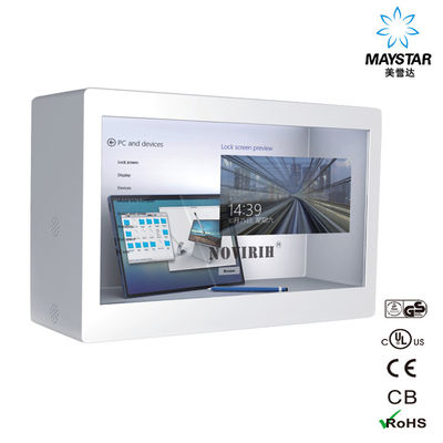 China Modern Transparent LCD Screen For Building And Lift Room Supermarket supplier