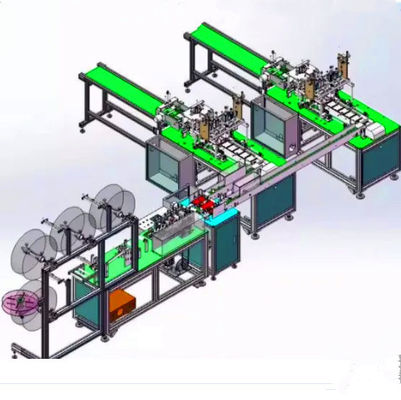 China One To Three Non Woven Face Mask Making Machine Surable CE Certificates supplier