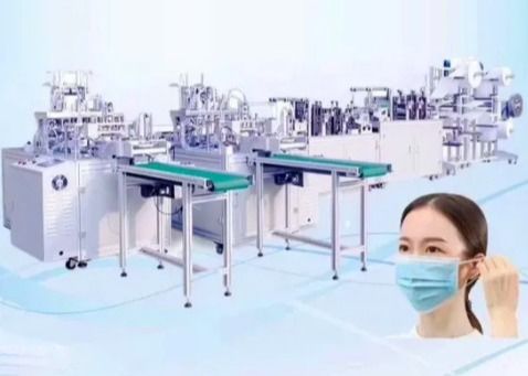 China High Efficiency Mask Making Machine For Mask , Mouth Cover Production supplier