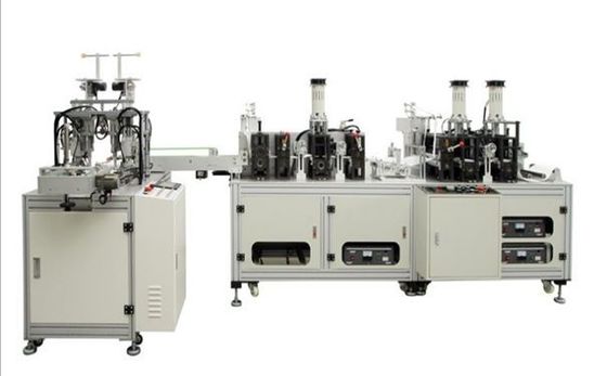 China Hygienic Automatic Face Mask Machine , Custom Face Mask Machine supplier