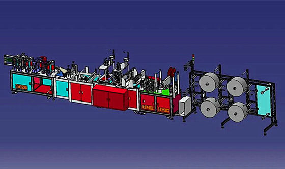 China Modular Design Surgical Face Mask Machine / Automatic Face Mask Machine supplier