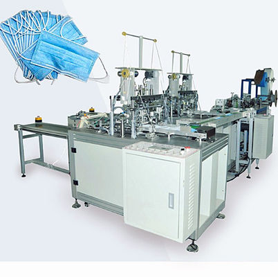 China White N95 Face Mask Machine / Face Mask Maker Machine Ultrasonic Melting supplier