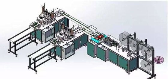 China Non Woven Face Mask Making Machine For Chemist Warehouse Surgical Masks supplier