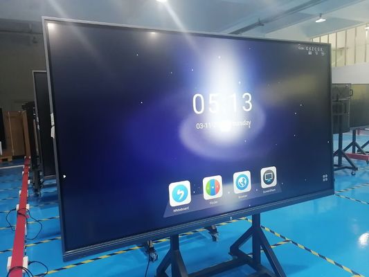 China Flat Infrared Ray Smart TV Touch Screen Kiosk Display 65 Inch 98 Inch supplier