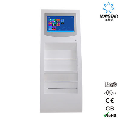 1080P Full HD Touch Screen Advertising Kiosk , LCD Touch Screen Kiosk Support USB Update supplier