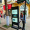 Multi Language Outdoor Touch Screen Kiosk Size Custom Free Standing Digital Signage supplier