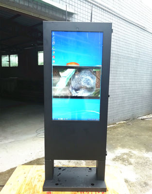 Weatherproof Outdoor Touch Screen Kiosk Electronic Advertising Led Display Screen supplier