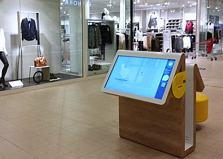 Full HD Interactive Touch Screen Kiosk / Multi Touch Screen Kiosk For Wayfinding supplier