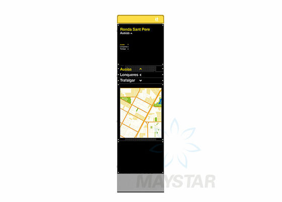 Professional Interactive Wayfinding Kiosk TFT-LCD Panel Type With Wide Viewing Angle supplier