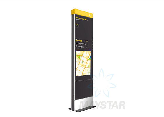 Professional Interactive Wayfinding Kiosk TFT-LCD Panel Type With Wide Viewing Angle supplier