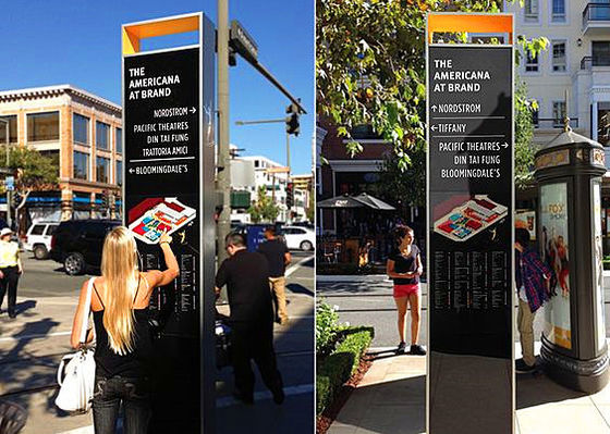 Outdoor / Indoor  Interactive Wayfinding Kiosk 300~2000nits Brightness supplier