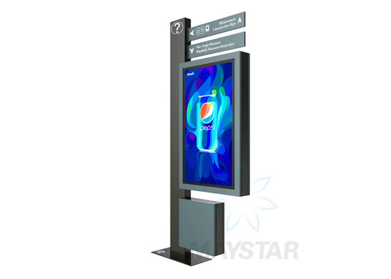 Ultra HD 4K Interactive Wayfinding Signage , Digital Wayfinding Kiosks In Street supplier