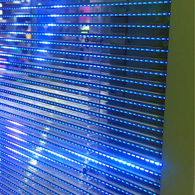 Light Weight Transparent LED Display Easy Install Free Standing LED Signs supplier