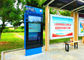 Multi Functional Outdoor Digital Advertising Screens For Bus Shelter Bus Stop supplier