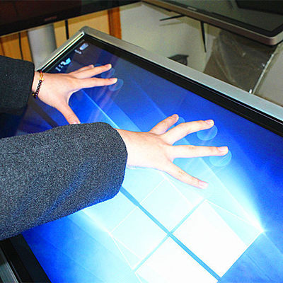 55 Inch Digital Advertising Screens / Touch Screen Advertising Displays supplier