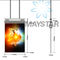Double Sized Digital Advertising Screens 55 Inch OLED Wallpaper Hanging Retail Display supplier