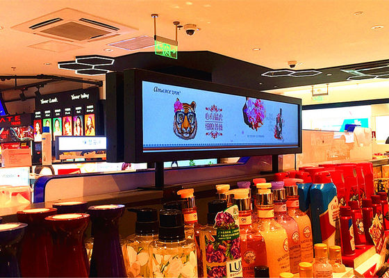 Shopping Malls Ultra Wide Stretched Displays , Digital Advertising LCD Screens supplier