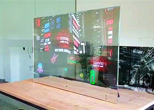 High Resolution Transparent OLED Display 1920*1080/3840*2160 For Option supplier